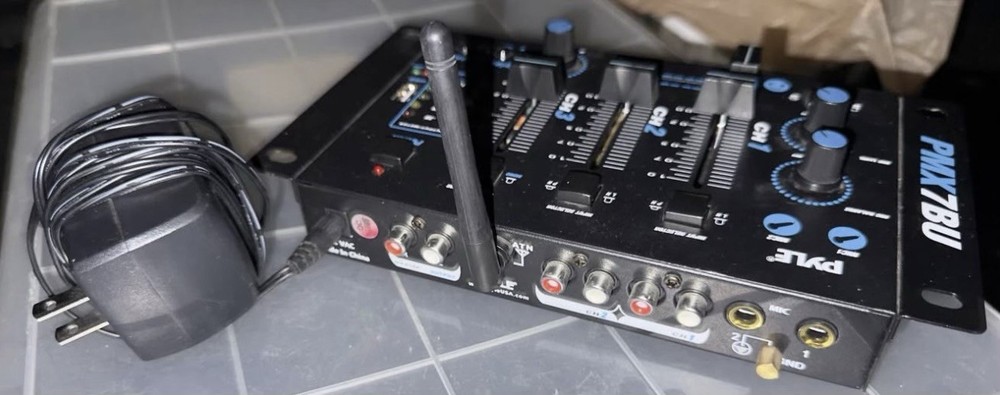 Pyle PMX7BU 3-Channel Wireless Bluetooth Mixer