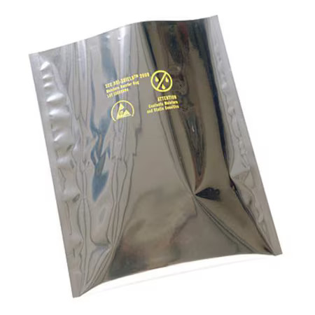 Scs 70046 Moisture Barrier Bag, 6X4", Silver, Pk100