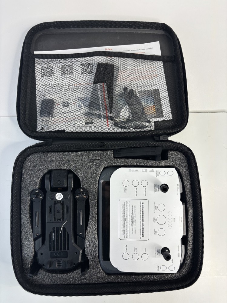 E88GT Foldable App Camera Drone Remote Control Controller Camera Case Black