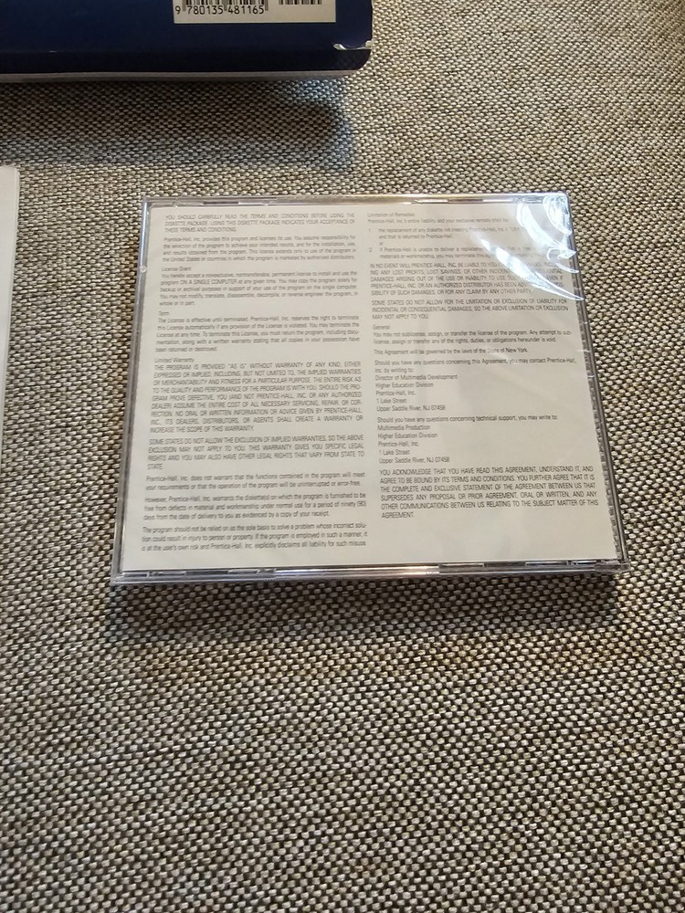 Interactive Chemistry Journey Leaning CD Opened Box