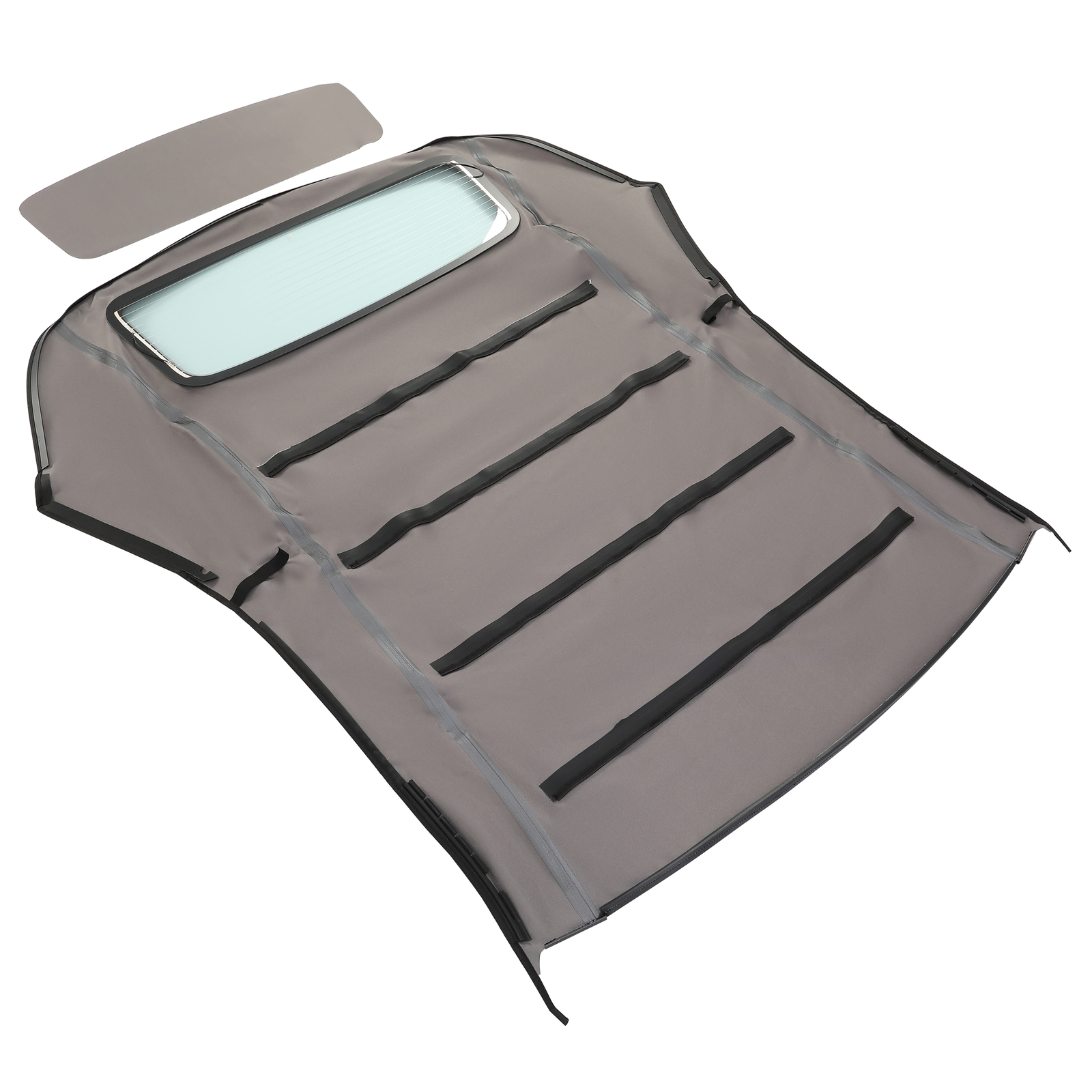 Fits Audi A4 03-09 Black Convertible Top W/ Heated Glass Window Sailcloth Vinyl