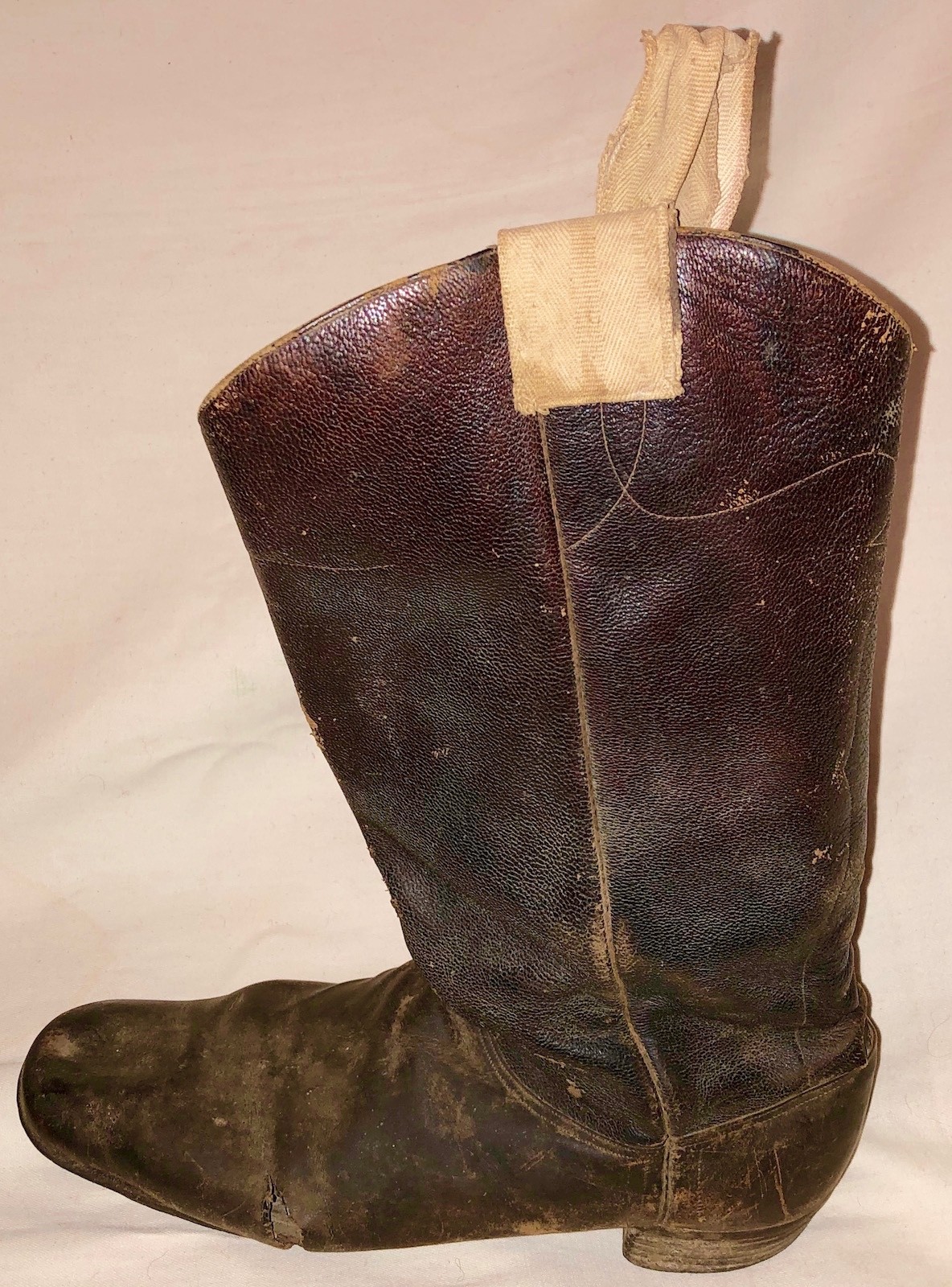 Rare Original Civil War Confederate Id’d 6th Virginia Cavalry Boots