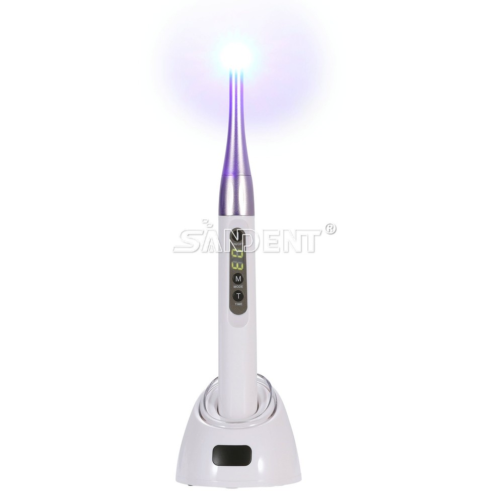 Dental ILED Wireless Curing Light Lamp 1 Sec Curing 2500mw/c㎡