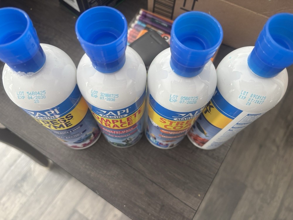 API Marine Stress Zyme, Quick Start, Stress Coat, Complete Trace