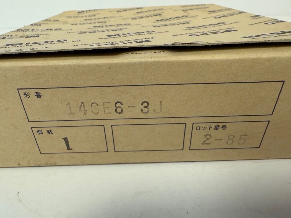 MICRO YAMATAKE HONEYWELL 14CE6-3T MICRO SWITCH NEW OPEN BOX