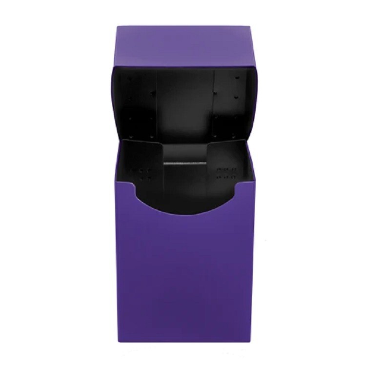 Ultra Pro Eclipse PRO 100+ Deck Box ROYAL PURPLE Locking Lid w/ 1 Card Divider