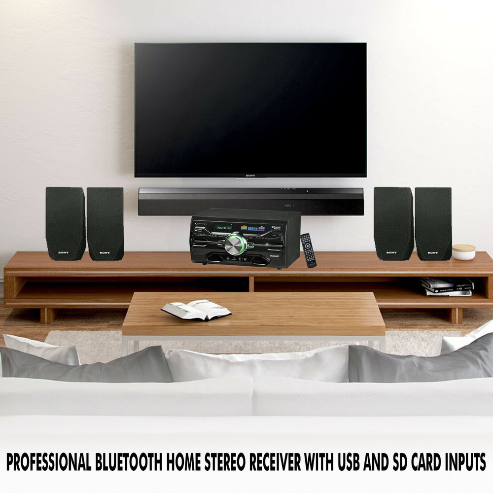 Technical Pro 3800Watts Professional Bluetooth Home Audio Receiver w/ DVD Player