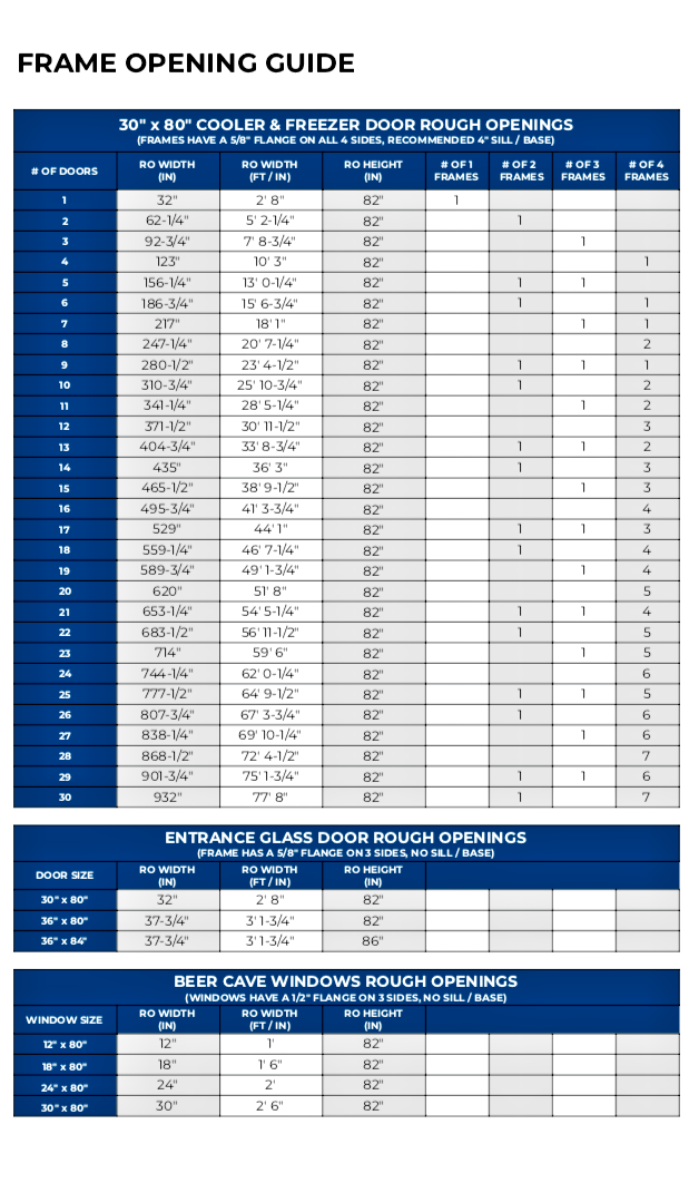 Walk in Cooler Doors and Frames , Display Glass Doors With Shelves