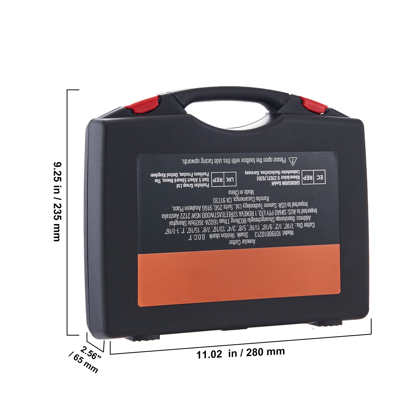 Uimoso Annular Cutter Set HSS Magnetic Drill Bits 13 PCS Weldon Shank 2" Depth