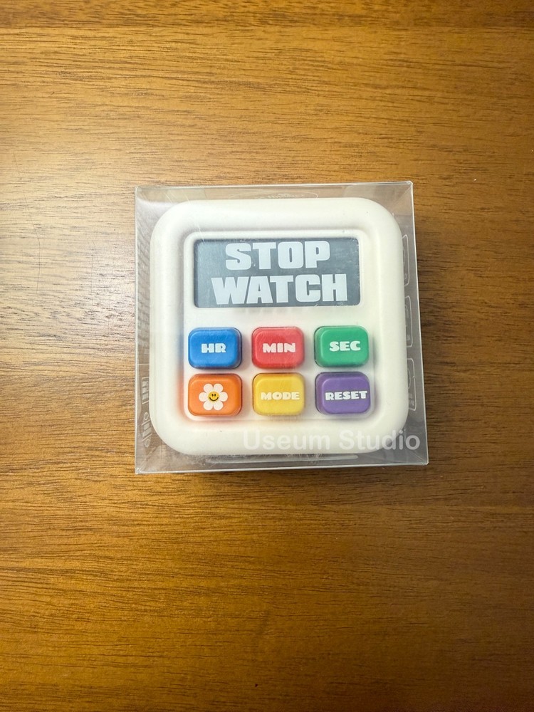 Wiggle Wiggle Digital Kitchen Timer Magnetic Countdown Alarm Clock White