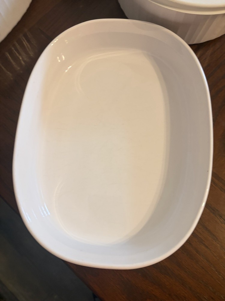CorningWare French White Bakeware Set 7 Piece Baking Dish Set