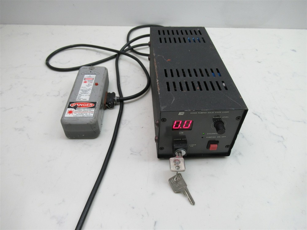 LC Laser Compact Diode Pumped Solid State Green Laser LCS-DTL-011A Unit w/ Keys