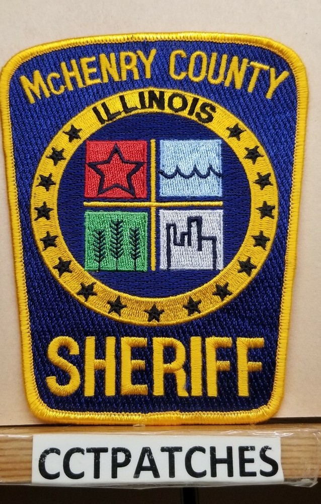 McHENRY COUNTY, ILLINOIS SHERIFF (POLICE) SHOULDER PATCH IL