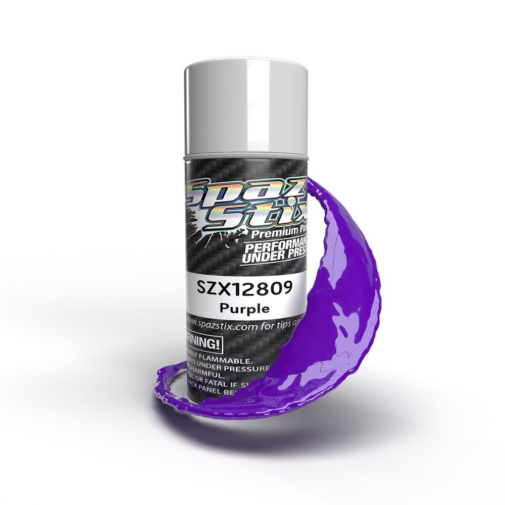 SZX12809 SOLID PURPLE AEROSOL PAINT, 3.5OZ CAN
