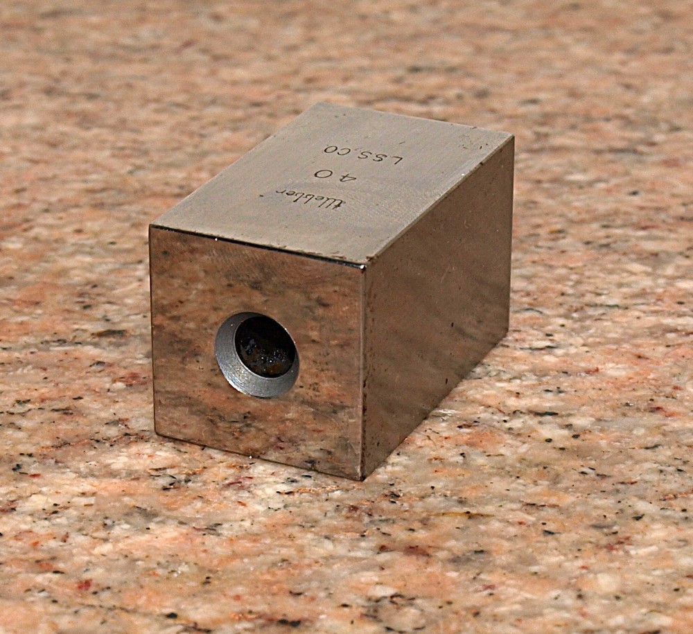 STARRETT WEBBER 40 mm SQUARE GAGE BLOCK METRIC