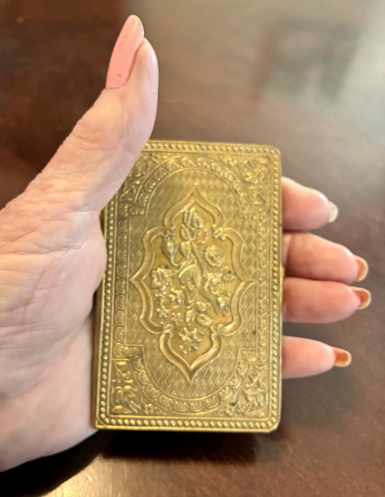 Antique Folding Needle Case Dated 1869 William Lewis Redditch