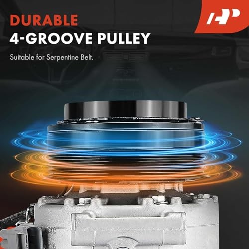 AC Compressor with Clutch for Ram ProMaster 1500 - Compatible with AC Compressor