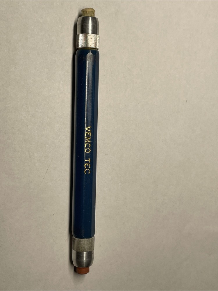 Vintage VEMCO TEC Blue Drafting Eraser • Drawing - Art