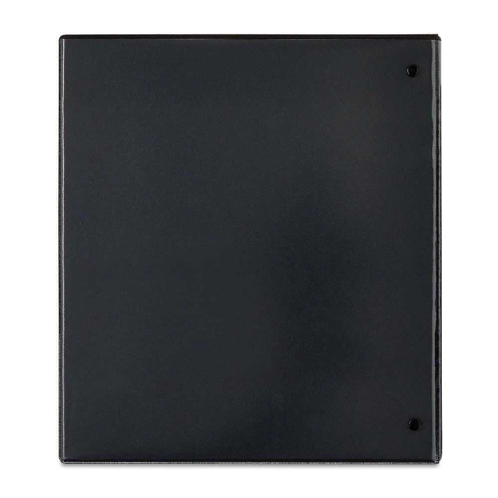 1 Inch 3 Ring Binder Black 6 Pack Durable D Ring Binder for School Office