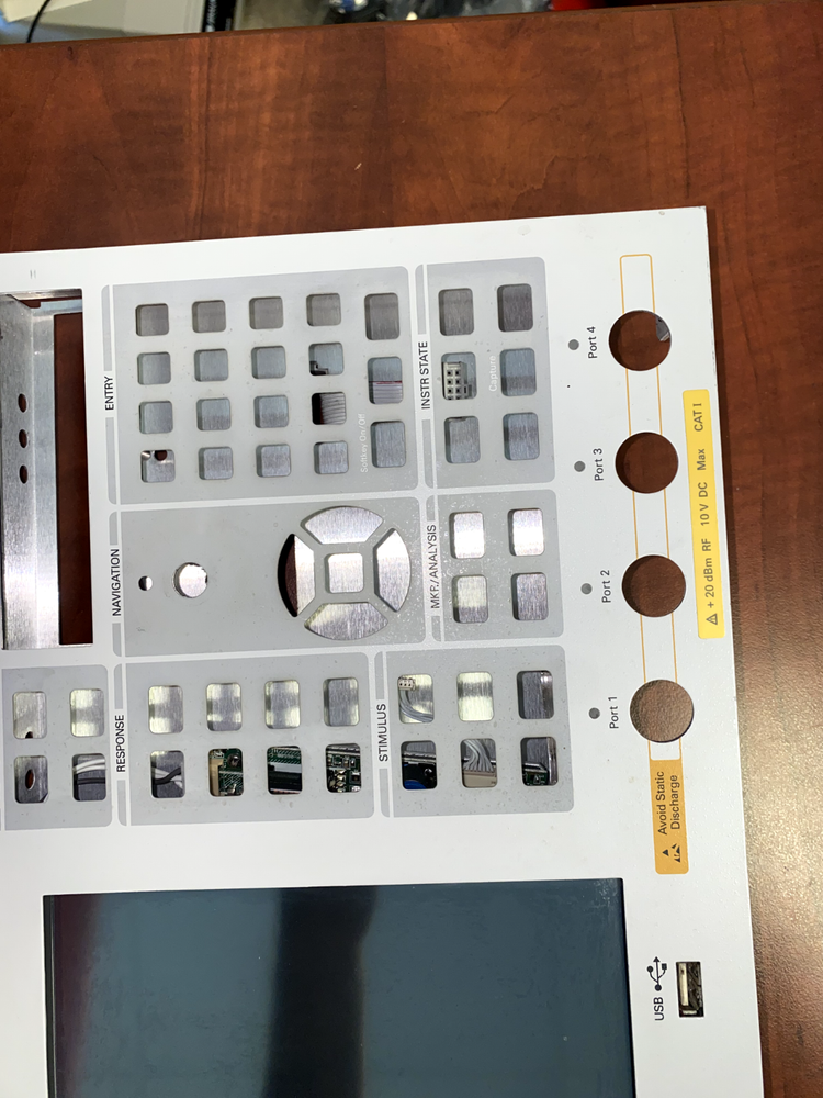 Agilent E5070B Front Display Panel *AS SHOWN/ AS IS*