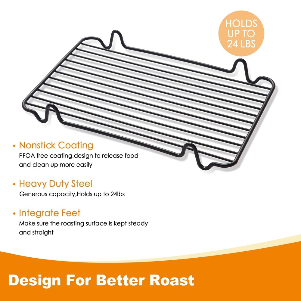 Roasting Rack,Turkey Rack for Roasting Pan,Turkey Roasting Rack Insert for Ov...