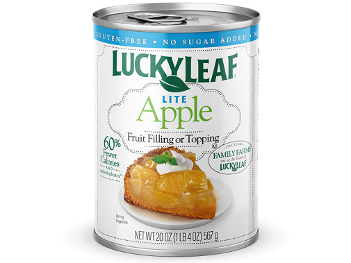 Lucky Leaf Lite Apple Fruit Filling or Topping 2 Pack