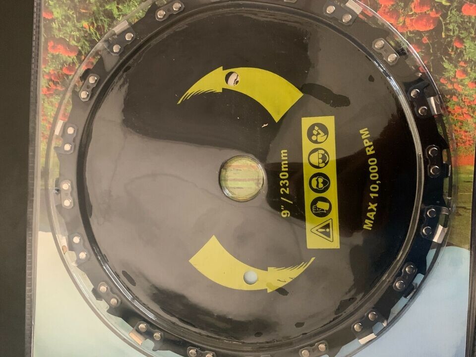 2 Pack Chainsaw Tooth 9" Brush Blade