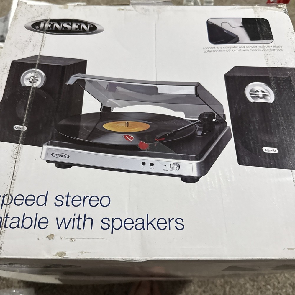 JENSEN JTA-325 RECORD/VINYL TURNTABLE