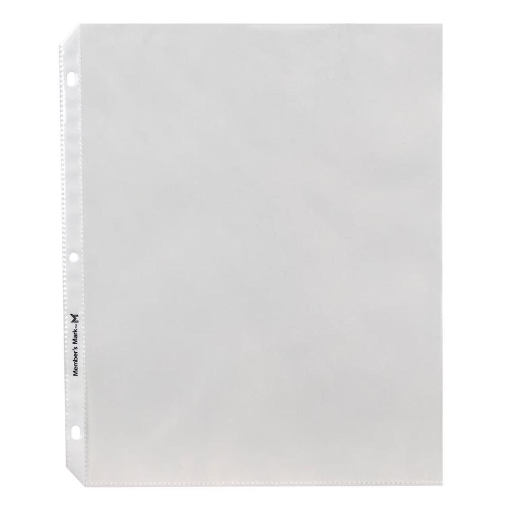 Member's Mark Sheet Protectors, Select Type 250 ct.