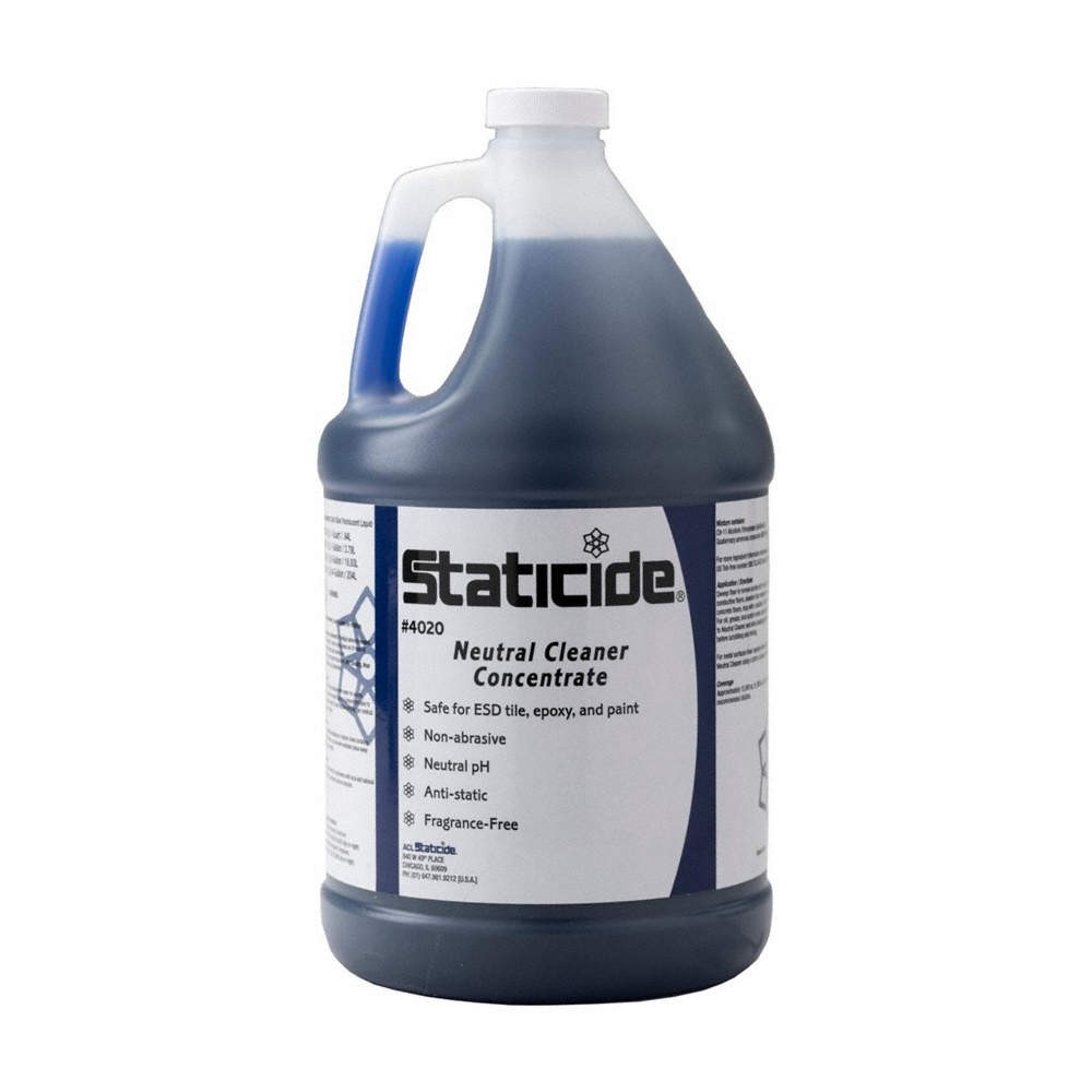 ACL STATICIDE  Floor Cleaner,1 gal,Unscented 848NU5