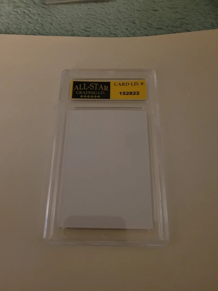 !!! GRADED 10 1992 FRANK THOMAS FRONT ROW BLANK BACK ERROR BASEBALL CARD