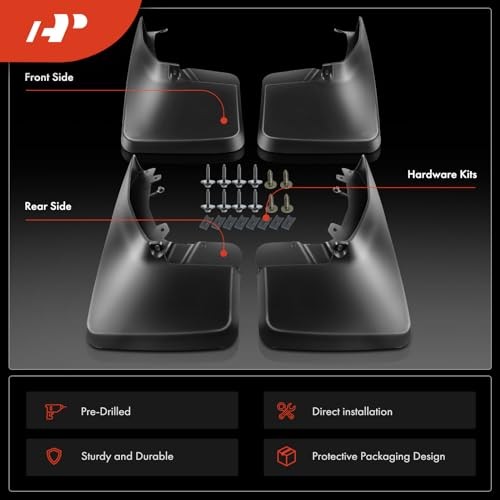 4PCS Mud Flaps Splash Guards Compatible with Dodge, Ram Vehicles - Ram 1500