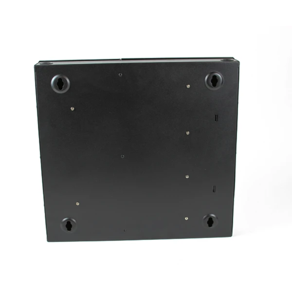 24LC SM/UPC Fiber 4 Panel Wall Enclosure Locking Splice Tray Spools