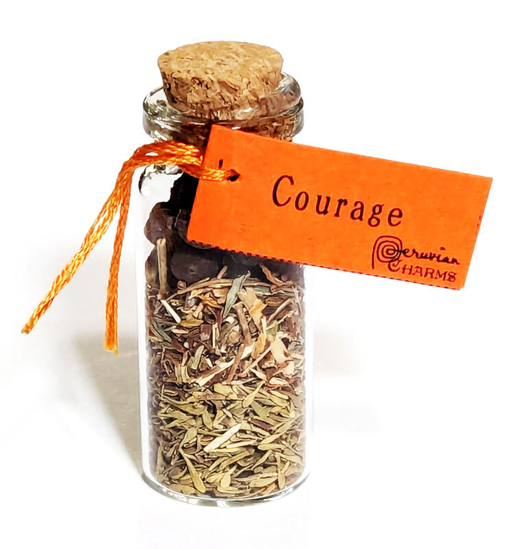 Courage Pocket Spell Bottle