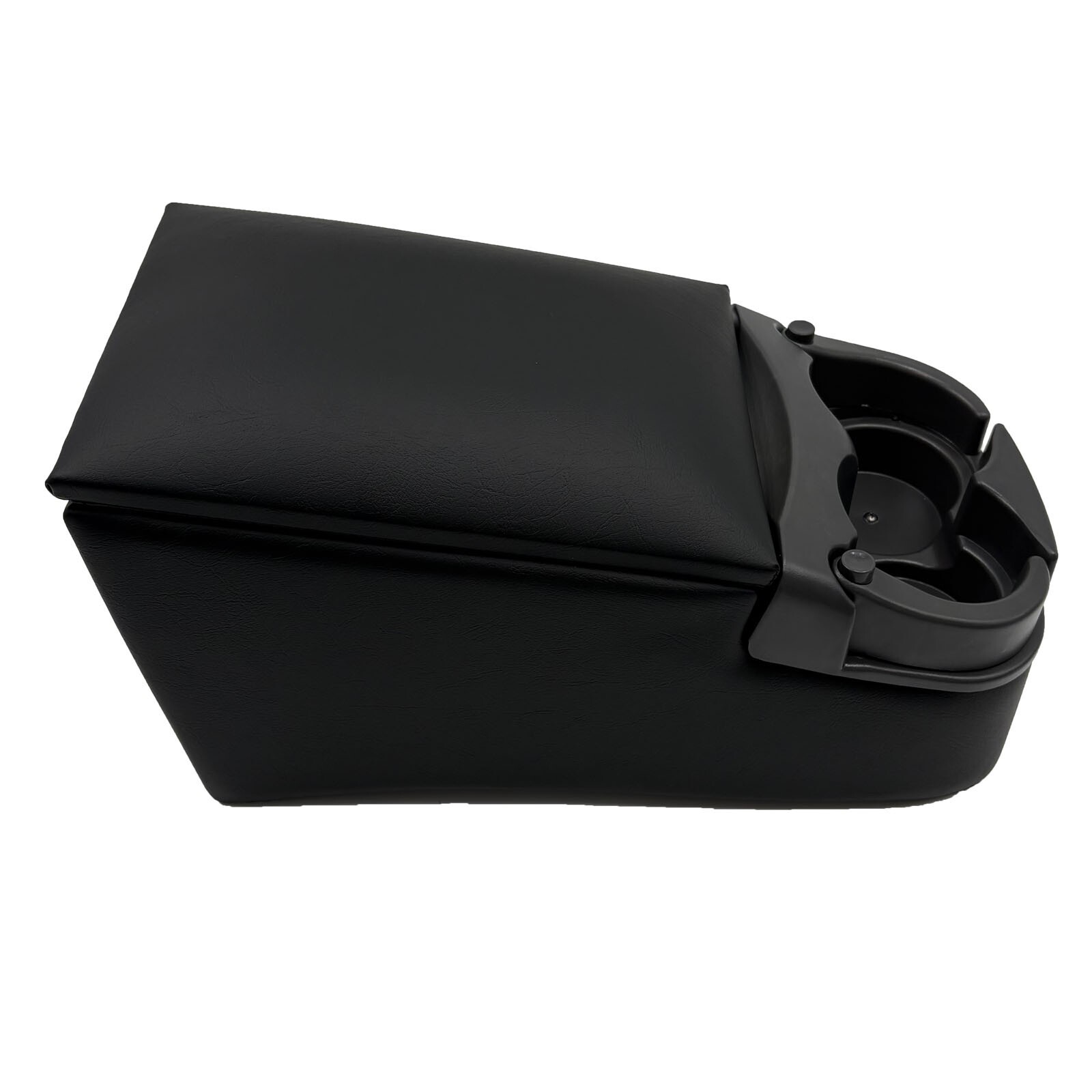 Universal Truck Seat/Bench Center Console Organizer With Cup Holders,Black