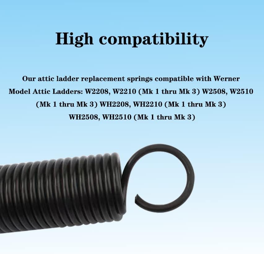 56-1 Ladder Springs Replacement fit Attic Stairs Pull Down Black
