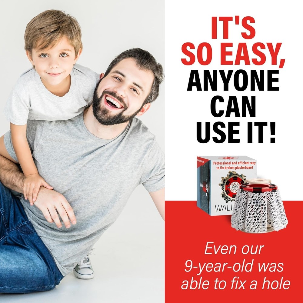 Quick-Drying Drywall Repair Kit - Strong Patch for Home & Professional Use