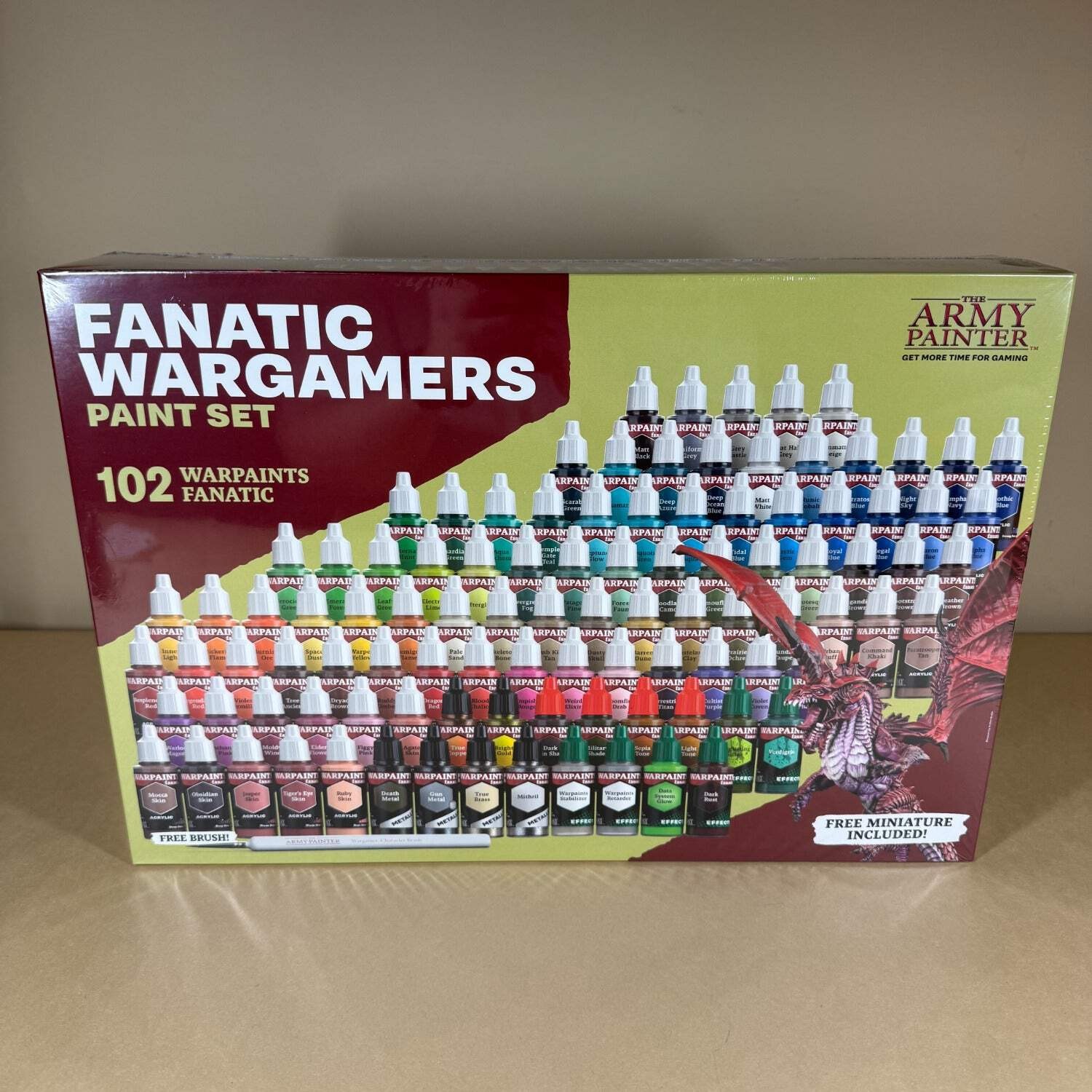 New The Army Painter Warpaints Fanatic Wargamers Paint Set WP8073