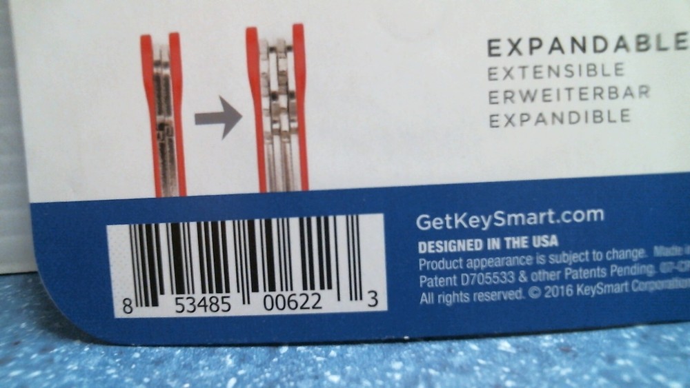 Key Smart Compact Key Holder BLUE (00622) FS