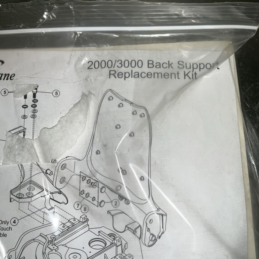 Pelton & Crane 2000/3000 Back Support Replacement Kit