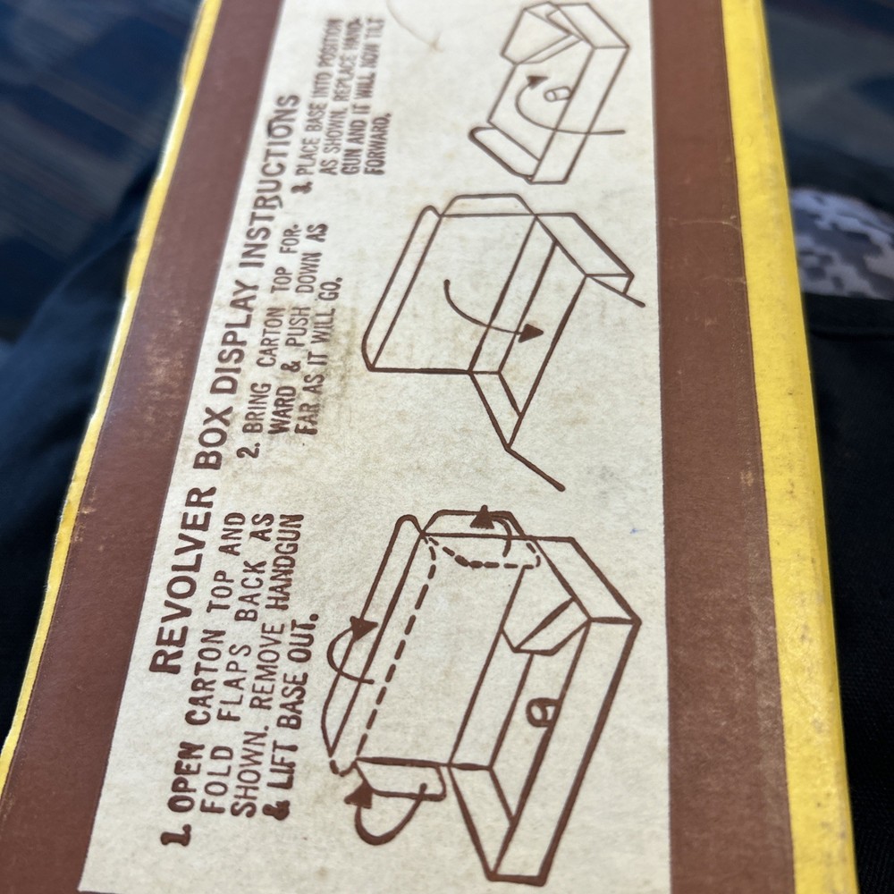 Vintage Charter Arms Empty Cardboard Box Only Display Box
