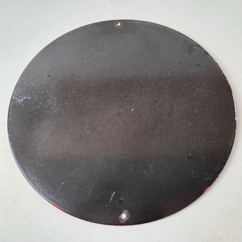 Vintage Pabst Blue Ribbon Beer Porcelain Sign - Ribbon Badge Logo Sign