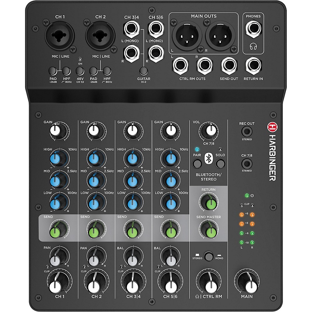 Harbinger LV8 Mixer Package with Gator Mixer Bag