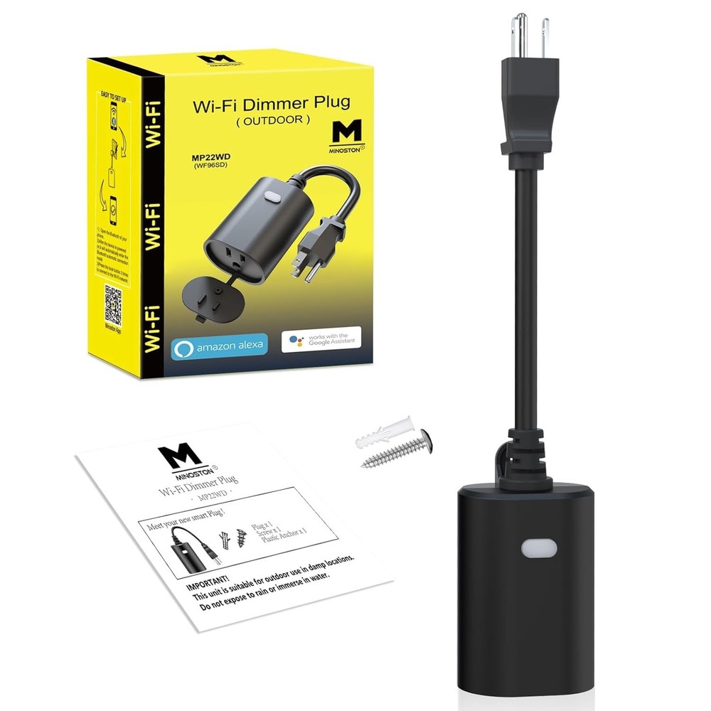 Customizable WiFi Dimmer Plug for Dimmable String Lights - No Hub Required