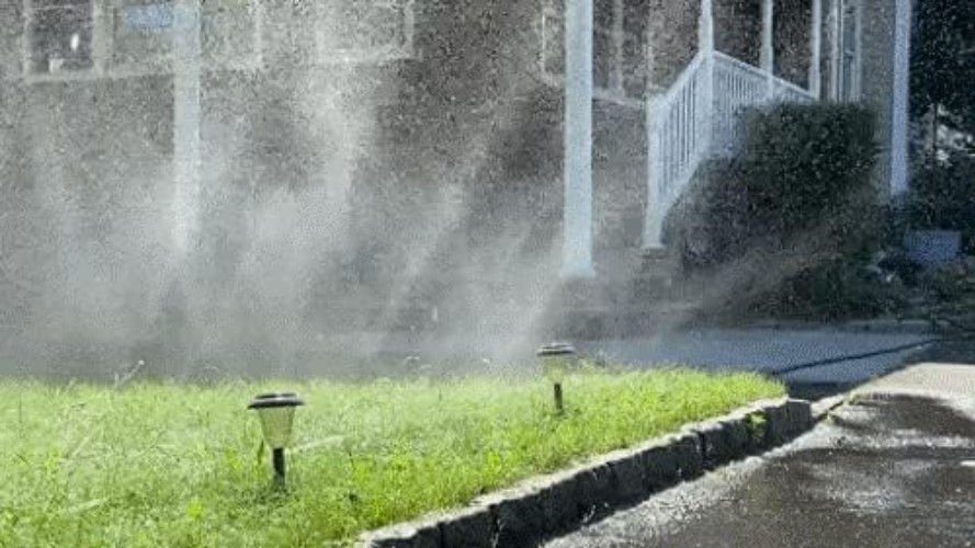 Versatile 25ft Green Sprinkler Hose - 7- Guarantee and Multiple Uses