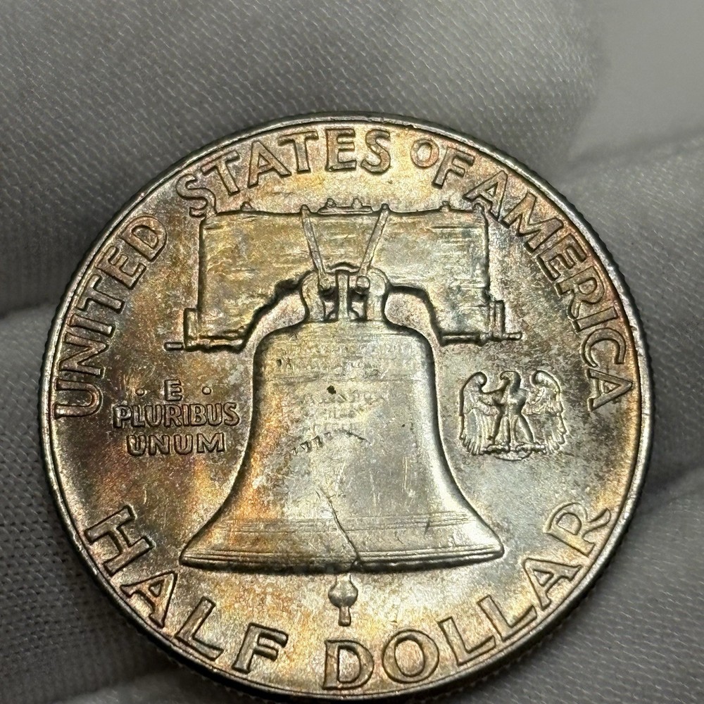 1962 50C Franklin Half Dollar Unc