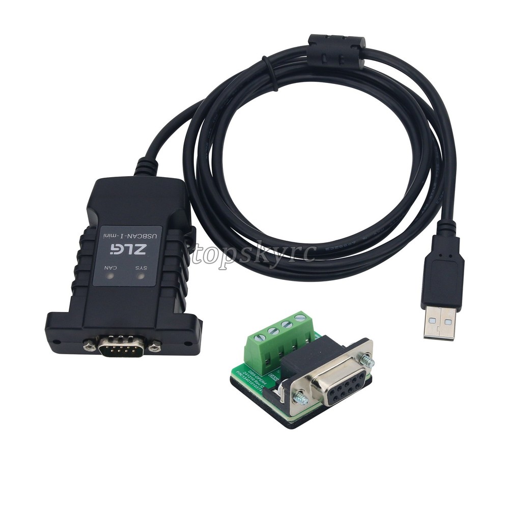 CAN Analyzer USB to CAN Adapter CAN Interface Card for Linux ZLG USBCAN-I-mini