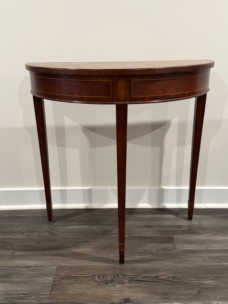 Baker Demilune Hall Table