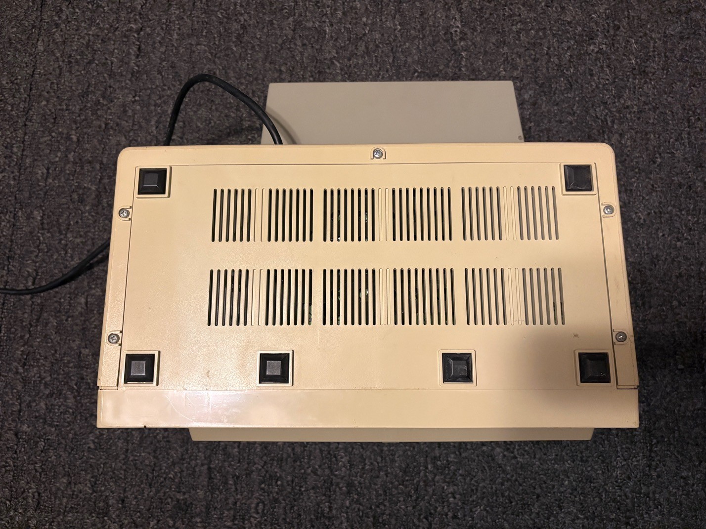 Apple II A2M2010 Green Phosphor Composite Tilt Screen Monitor Tested & Working