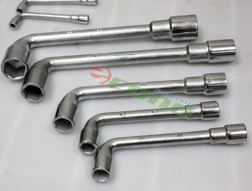 11pc Metric Double End L-Type Elbow Hex Socket Spanner Wrench set Tamper 6-22mm